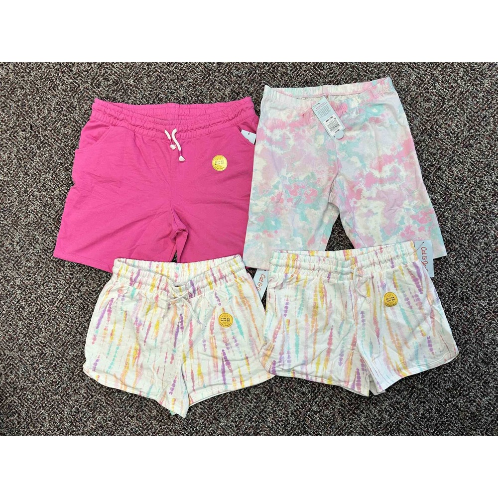 BUNDLE OF 4!! Cat &‎ Jack Shorts Bundle Comfy Lounge Activewear Casual XXL 18